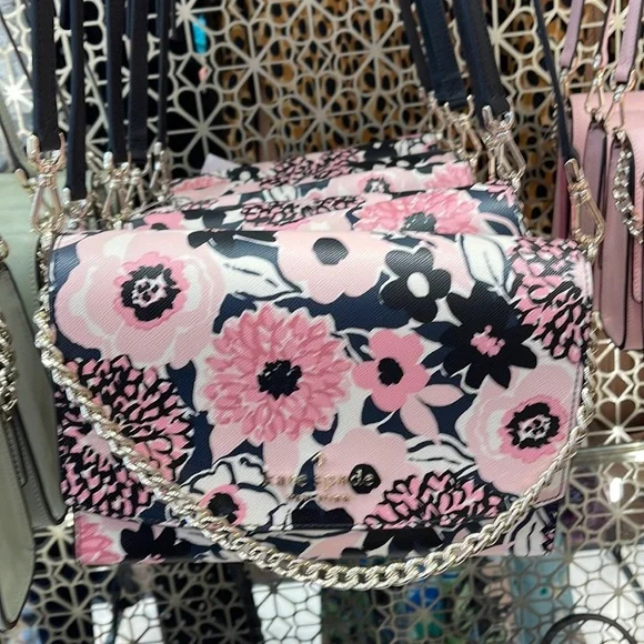 Kate Spade carson convertible crossbody PINK MULTI - Picture 10 of 16